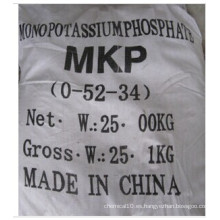 98% Fosfato monosódico de potasio, MKP, Fertilizante, Químico (0-34-52 fertilizante)